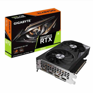  GIGABYTE NVIDIA GeForce RTX 3060 WINDFORCE OC 12GB GDDR6 pci_e_x16 Graphics Card (GV-N3060WF2OC-12GD)